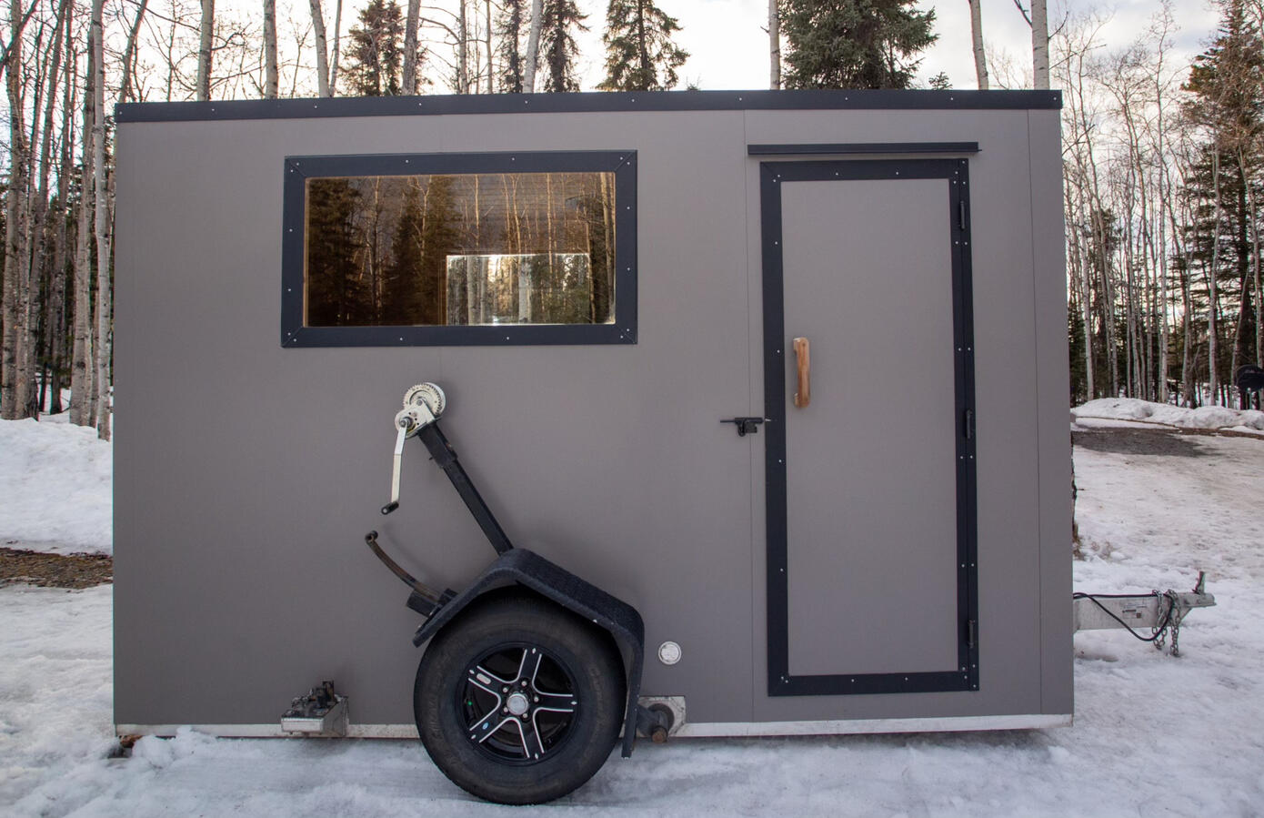 Exterior image of the sauna.